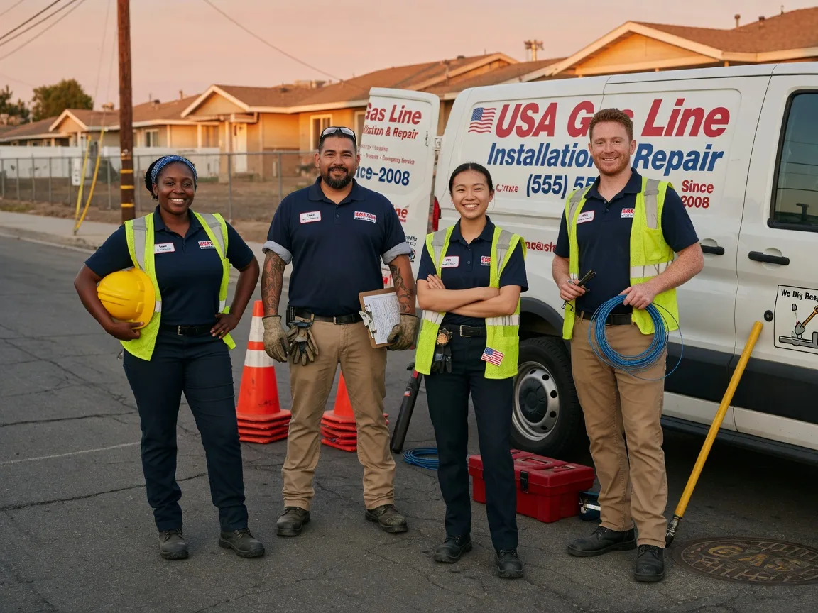 Gas Line Installation company in Newville, PA